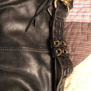 Coach Black Leather shoulder bag